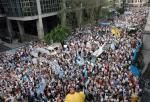 Buenos Aires. Demonstracja przeciwników nacjonalizacji