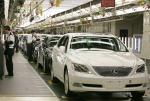 Lexusy na linii produkcyjnej w fabryce w Tahara