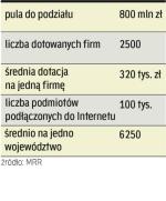 Dotacje na internet. Dzięki 200 mln euro z UE szacuje się, że dotacje do końca 2015 r. dostanie aż 2,5 tys. operatorów lokalnych.