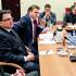 Debata w redakcji „Rz.” na temat bezpieczeństwa dostaw gazu. Od lewej: Michał Szubski (prezes PGNiG), Maciej Woźniak (doradca premiera RP), Oleksander Motsyk (ambasador Ukrainy w Polsce), Jakub Kurasz (szef działu ekonomicznego „Rz”), Bogdan Pilch (wiceprezes Electrabel) i Igor Wasilewski (prezes Gaz System)