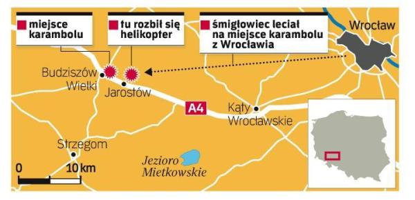 Gdzie spadł śmigłowiec