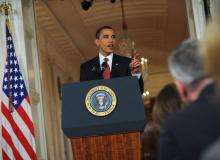Prezydent USA Barack ObamaBigger