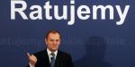 Ja osobiście i moi partnerzy w polityce wspieramy  Lecha Wałęsę wtedy, kiedy jest dotkliwie, w sposób  bardzo  niesprawiedliwy oskarżany  – ogłosił wczoraj premier Donald Tusk na konferencji w Olecku poświęconej reformie służby zdrowia  (fot: Artur Reszko)