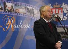 Prezydent Lech Kaczyński w RadomiuBigger