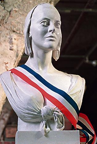 Inés jako Marianna,  alegoria wolności porewolucyjnej Francji