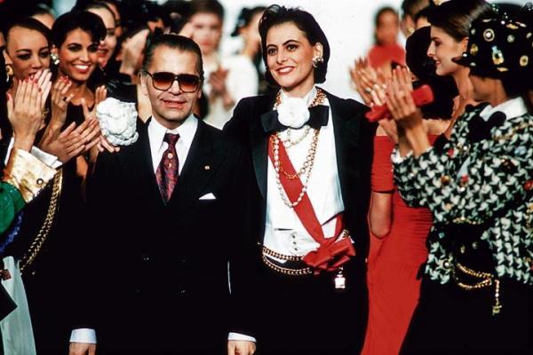 Inés de la Fressange, pierwsza twarz Chanel, muza Karla Lagerfelda, rok 1987
