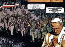Chłopiec,  z perspektywy którego opowiedziana jest ta historia,  w 1979 r. uczestniczy  z matką  we mszy  na placu Zwycięstwa  w Warszawie,  a potem śledzi pielgrzymkę Jana Pawła II  w kolejnych miastach Bigger