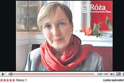 Autoprezentacja Róży Thun (PO) na YouTube