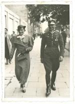Por. art. Janusz Sarnecki z żoną Heleną, Warszawa, ok. 1933-1934 r. 
