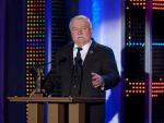 Lech Wałęsa podczas gali Wiktorów