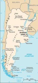 Mapa Argentyny