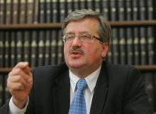 Marszałek Sejmu Bronisław KomorowskiBigger