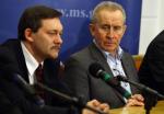 Edward Zalewski (z lewej) z ministrem sprawiedliwości Andrzejem Czumą