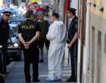 Policjanci na miejscu zdarzenia