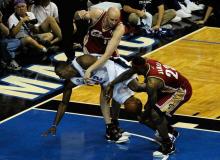 Mecz Orlando Magic i Cleveland CavaliersBigger