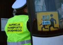 Kontrola autokaru przewożącego dzieciBigger