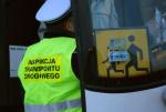 Kontrola autokaru przewożącego dzieci