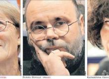 Małgorzata Szejnert, Paweł Huelle, Katarzyna GrocholaBigger