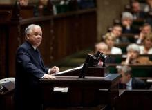 Orędzie prezydenta Lecha Kaczyńskiego w SejmieBigger