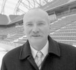 Maciej Frankiewicz na stadionie poznańskiego Lecha