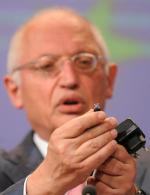 Guenter Verheugen, komisarz UE ds. przemysłu 
