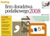 Ranking Firm Doradztwa Podatkowego 2008