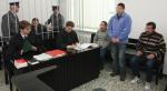 Adwokaci Piotr Sagan i Paweł Tarasiuk w procesie przeciwko Adamowi G. oskarżonemu o zamordowanie sąsiada przez odcięcie głowy siekierą