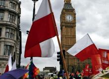 Nasi rodacy mieszkający w Wielkiej Brytanii wzięli udział w maju w Marszu Migrantów w Londynie, domagających się praw dla obcokrajowcówBigger
