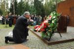 Katyń, 17 września. Prezydent Lech Kaczyński w czasie obchodów 68. rocznicy agresji sowieckiej na Polskę