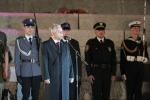 Prezydent Lech Kaczyński na Westerplatte