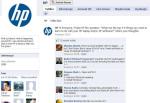 Strona firmy HP na Facebooku. Firma wypytuje konsumentów o 3-5 rzeczy, których chcieliby się dowiedzieć lub zrobić z laptopem/oprogramowaniem HP. Internauci żywo zareagowali na zadane pytanie