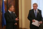 Premier Donald Tusk i szef klubu PO Zbigniew Chlebowski