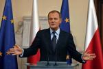 Donald Tusk podczas wczorajszej konferencji prasowej. 