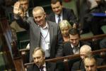 Posiedzenie Sejmu. Minister sprawiedliwości Andrzej Czuma 