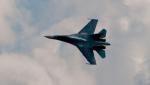 Su-27 w czasie swojego ostatniego pokazu
