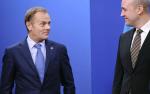 Donald Tusk i Fredrik Reinfeldt na szczycie w szczycie w Brukseli