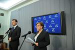 Posłowie PiS Mariusz Błaszczak i Beata Kempa