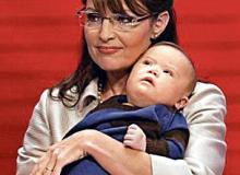 Sarah Palin z synkiem TrigiemBigger