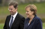 Guido Westerwelle i Angela Merkel