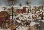 Pieter Brueghel de Jonge  Volkstelling te Bethlehem, 1605-1610 