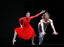 Dominika Krysztoforska i Sergey Popov w scenie do kantaty 