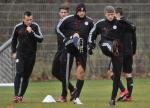 Trening zawodników Bayernu Monachium