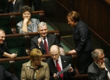 Zbigniew Wassermann i Beata Kempa po sejmowym głosowaniuBigger