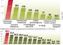 W ramach programów regionalnych do podziału będzie ok. 2 mld zł, w programie „Innowacyjna gospodarka” zaś – ok. 4 mld zł. Bigger