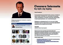 „Podziękuj premierowi” to jedna z wielu akcji prowadzonych przez internautów przeciw próbom cenzury sieci ( PODZIEKUJPREMIEROWI.PL)Bigger
