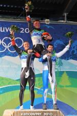 od lewej: David Moller, Felix Loch, Armin Zoeggeler