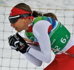 Justyna Kowalczyk wyprowadziła drużynę na czoło stawki