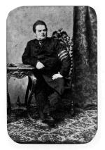Leopold Kronenberg z opaską członka Delegacji Miejskiej. 