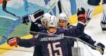 W 13. minucie po bramce Paula Stastny’ego (z lewej) Amerykanie prowadzili już 6:0. Było po meczu