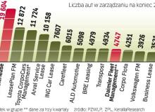 Wybrane spółki z branży flotowej. Rynek car fleet management rośnie z roku na rok. Według danych Instytutu KerallaResearch liczba outsourcowanych aut wyniosła w Polsce na koniec 2009 r. ponad 130 tysięcy. Bigger